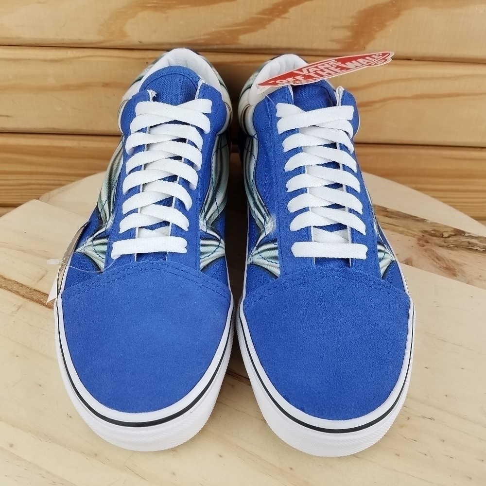 Vans Unisex Off The Wall 508731 Blue Casual Sneakers Shoes Size M6.5 W8 NEW - Picture 2 of 11